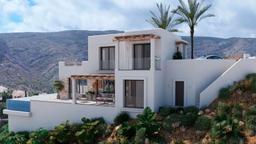 Moderne Ibiza-stijl Villa met Zeezicht in Monte Solana,Pedreguer