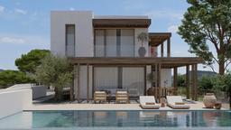 Moderne Ibiza-stijl Nieuwbouwvilla te Koop in Denia