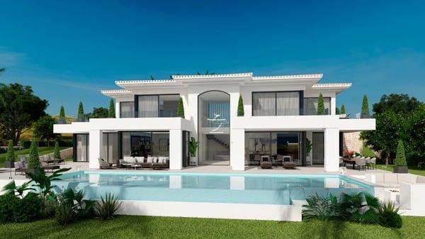 Exclusive villa te koop op een klif met panoramische zeezicht in Javea